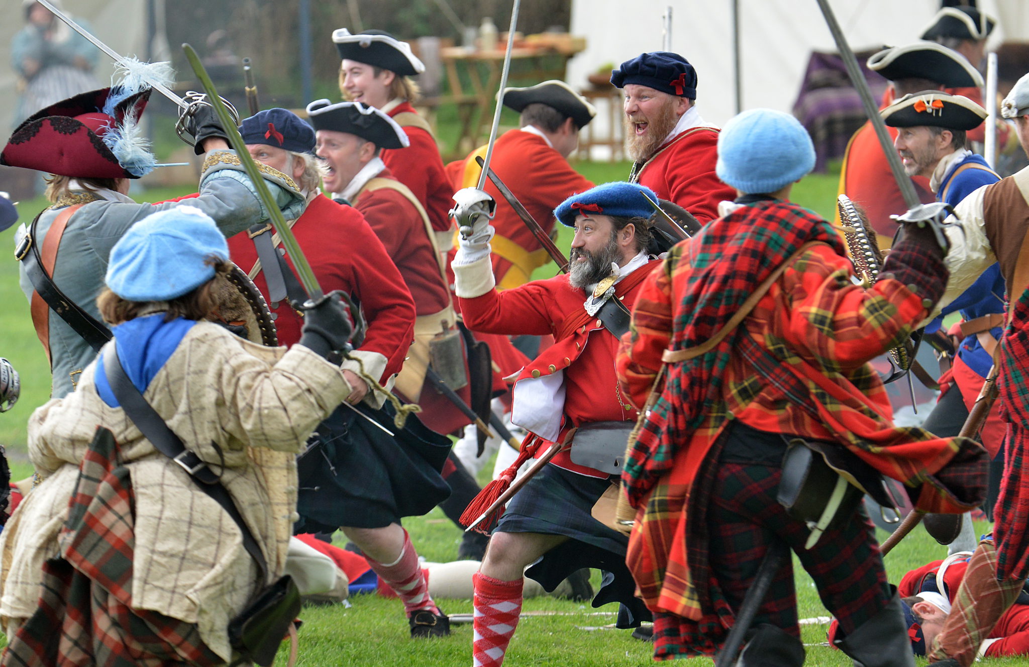 PrestonpansBattleofPrestonpansreenactment3 The Scottish Banner