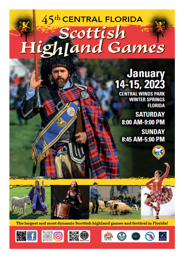Central Florida Scottish Highland Games The Scottish Banner