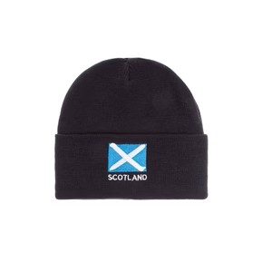 Scotland High Rib Dark Blue Beanie-A16792